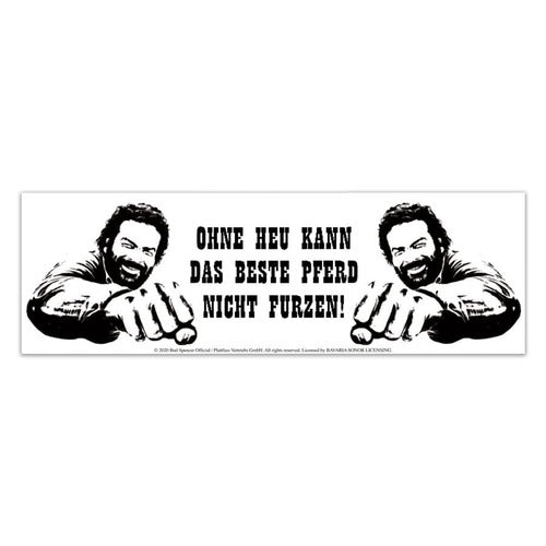 Bud Spencer mug émail Pferd Faust
