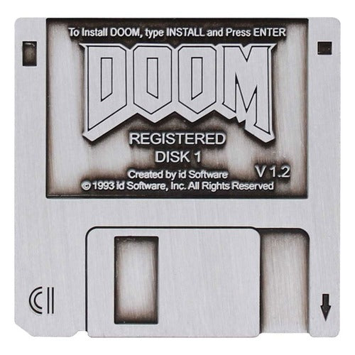 Doom pin Floppy Disk Limited Edition