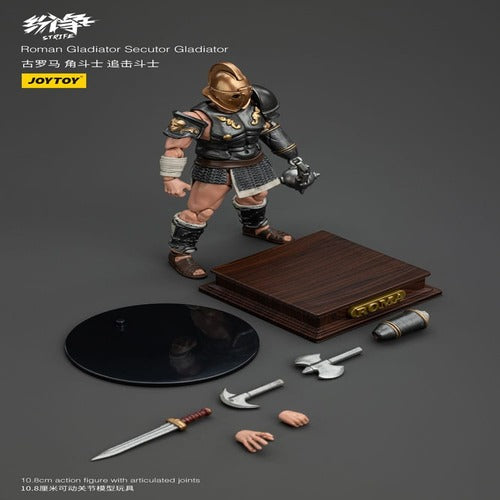 Strife figurine 1/18 Roman Gladiator Secutor Gladiator 11 cm