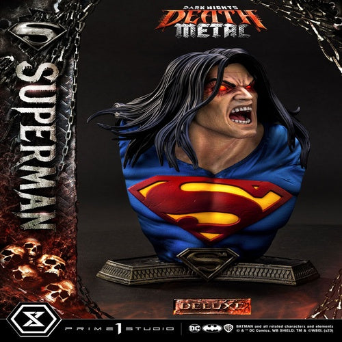 Dark Nights: Death Metal statuette 1/3 Death Metal Superman Deluxe Ver. 94 cm