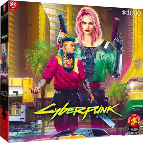 Cyberpunk 2077 Puzzle Kitsch Style (1000 pièces)