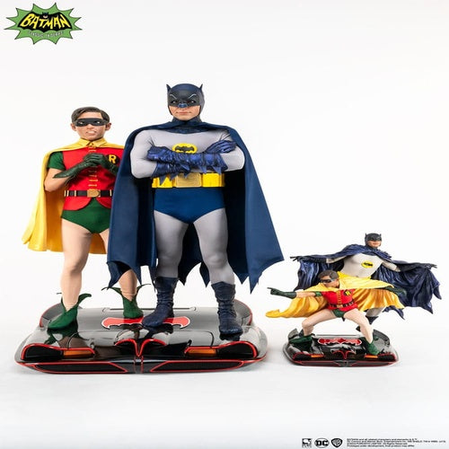DC Comics statuette 1/4 Diorama Batman & Robin 1966 52 cm