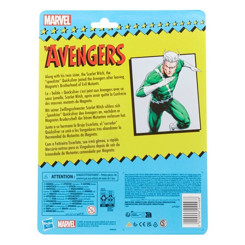The Avengers Marvel Legends Retro figurine Quicksilver 15 cm