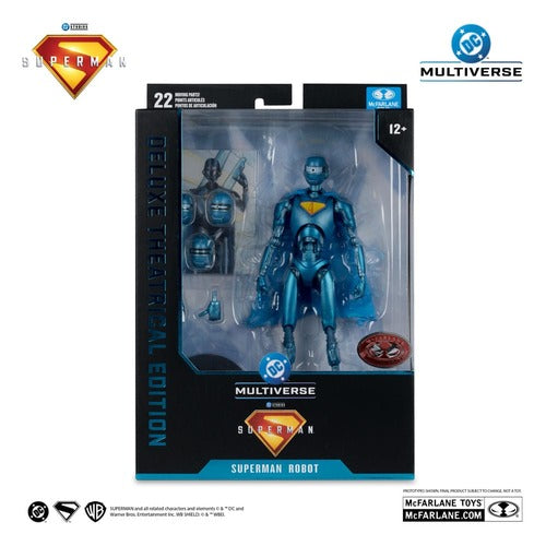 Superman (2025) DC Multiverse figurine Deluxe Superman Robot (Red Platinum Edition) 18 cm