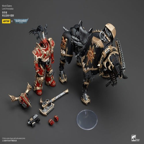 Warhammer 40k figurine 1/18 World Eaters Lord Invocatus 13 cm