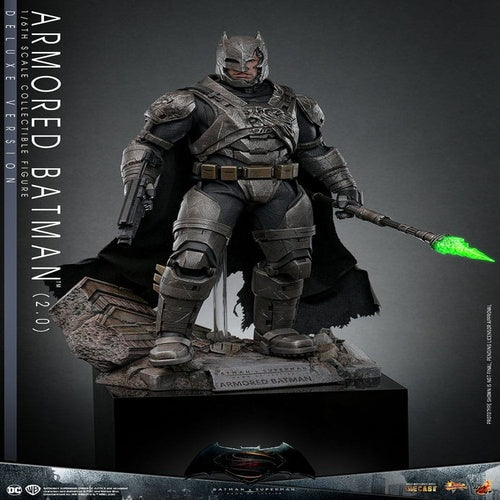 Batman v Superman: Dawn of Justice Movie Masterpiece Actionfigur 1/6 Armored Batman 2.0 (Deluxe Version) 33 cm