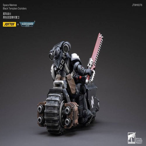Warhammer 40k véhicule 1/18 Black Templars Outrider Bike 22 cm