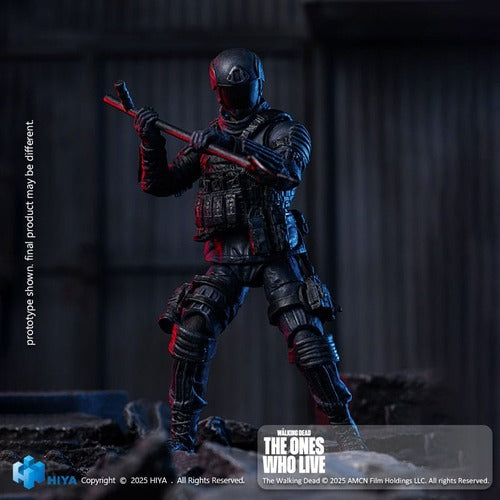 The Walking Dead: The Ones Who Lived figurine 1/18 Exquisite Mini CRM Soldier 10 cm