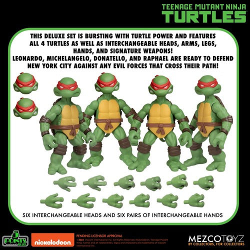 Teenage Mutant Ninja Turtles figurines Teenage Mutant Ninja Turtles Deluxe Set 8 cm