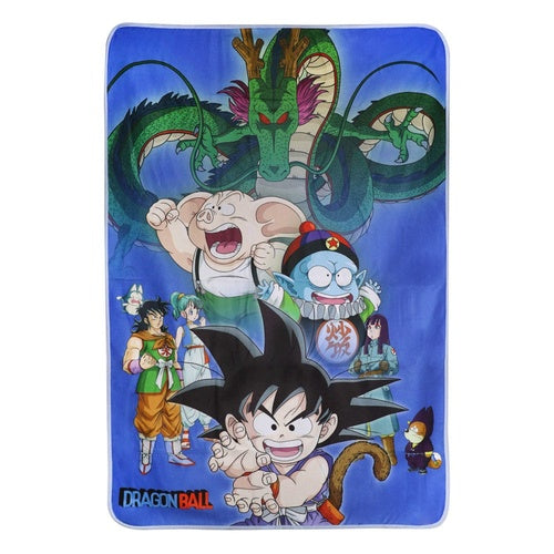 Dragon Ball couverture polaire Shenron and Heroes 100 x 150 cm