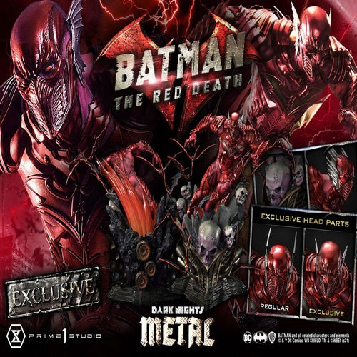 Dark Nights: Metal Statuen 1/3 The Red Death & The Red Death Exclusive 75 cm Sortiment (3)