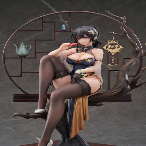 Original Character statuette PVC 1/7 Xiami China Dress Genboku Ver. 26 cm