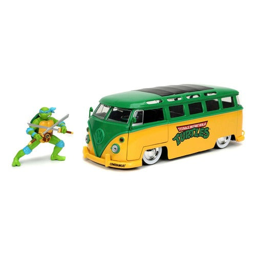 Tortues Ninja Véhicule 1/24 1962 VW Bus Leonardo
