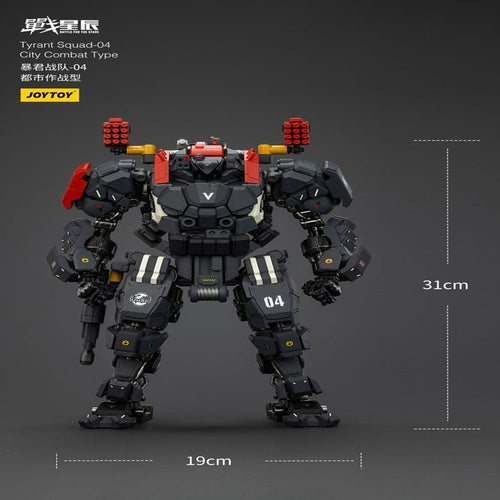 Battle For the Stars Actionfigur Tyrant-04 City Combat Type 36 cm