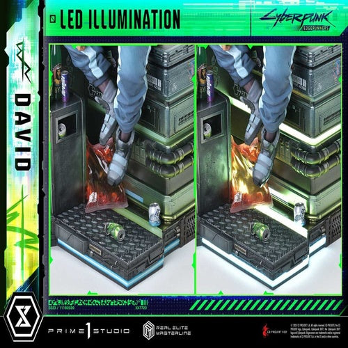 Cyberpunk: Edgerunners Real Elite Masterline Series Statue 1/4 David 58 cm