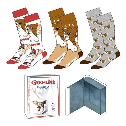 Gremlins pack 3 paires de chaussettes 36-43