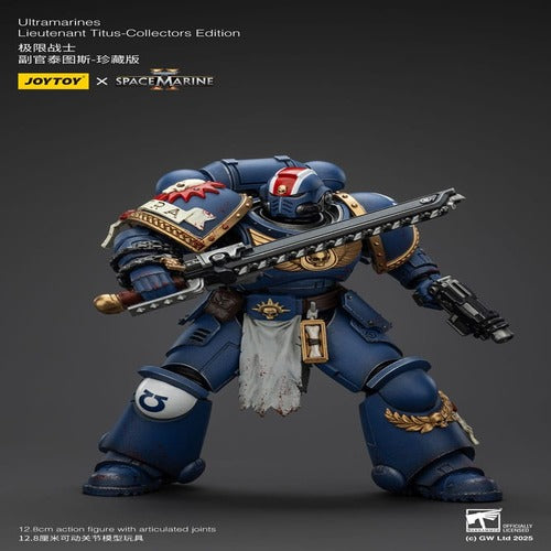 Warhammer 40,000: Space Marine 2 figurine Ultramarines Lieutenant Titus Collectors Edition 13 cm