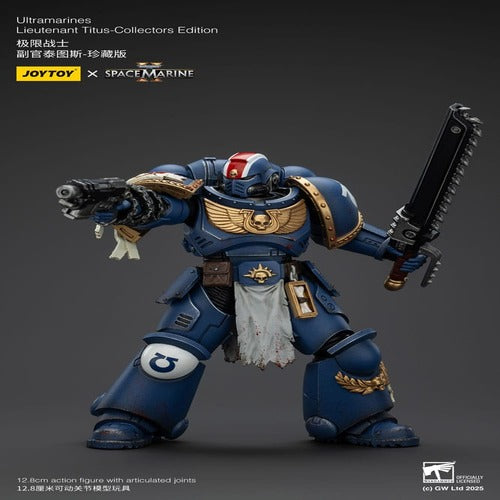 Warhammer 40,000: Space Marine 2 figurine Ultramarines Lieutenant Titus Collectors Edition 13 cm