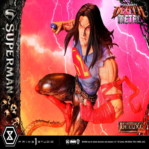 Dark Nights: Death Metal statuette 1/3 Death Metal Superman Deluxe Ver. 94 cm