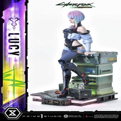 Cyberpunk: Edgerunners Real Elite Masterline Series Statue 1/4 Lucy Deluxe Bonus Version 50 cm