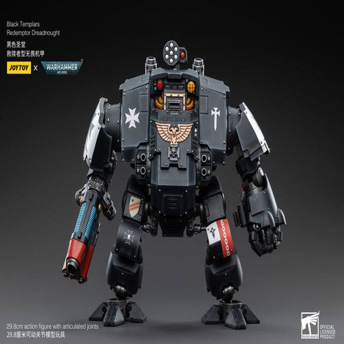 Warhammer 40k Actionfigur 1/18 Black Templars Redemptor Dreadnought 30 cm