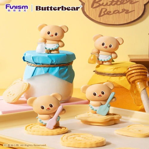 Butterbear présentoir packs de 3 mini-figurines Baked with Love Series Chubby Face 9 cm (6)