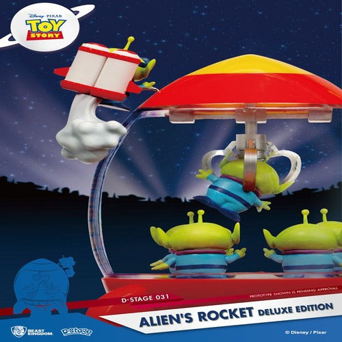 Toy Story diorama PVC D-Stage Alien's Rocket Deluxe Edition 15 cm
