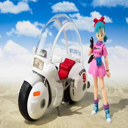 Dragon Ball Véhicule avec figurine S.H. Figuarts Bulma's Motorcycle Hoipoi Capsule No. 9 17 cm
