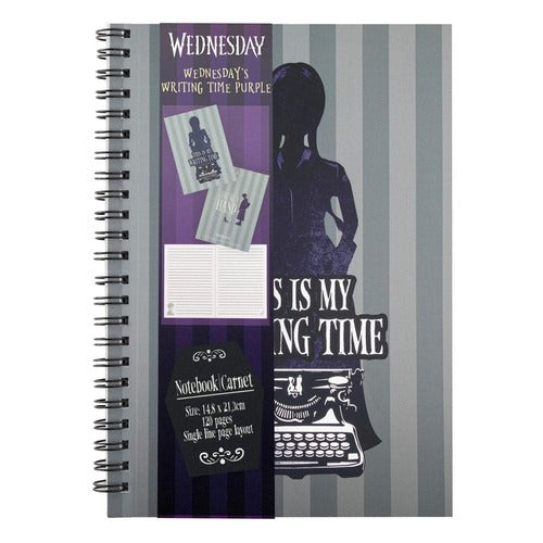 Wednesday Notizbuch This Is My Writing Time Purple