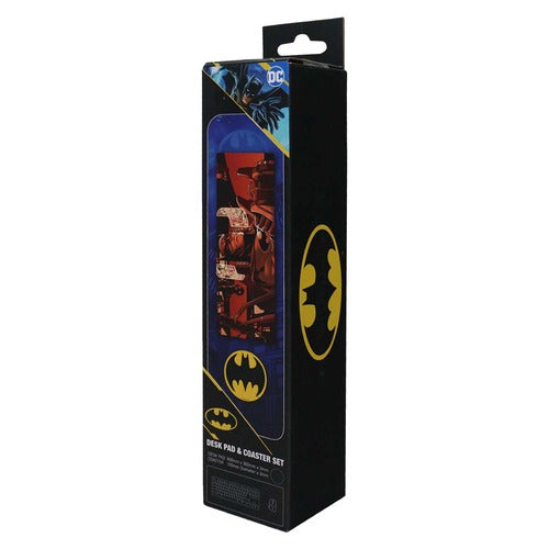 DC Comics Schreibtischunterlage & Untersetzer Set Batman