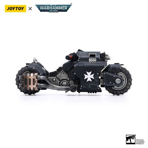 Warhammer 40k véhicule 1/18 Black Templars Outrider Bike 22 cm