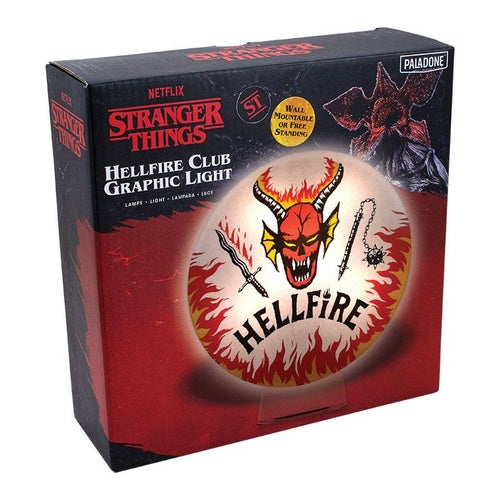 Stranger Things veilleuse Hellfire Club Logo 20 cm