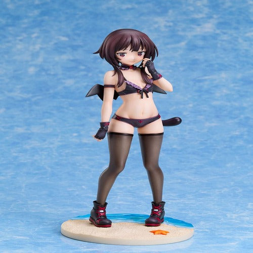 KonoSuba: An Explosion on This Wonderful World! statuette 1/7 Megumin Chomusuke Swimsuit Ver. 22 cm
