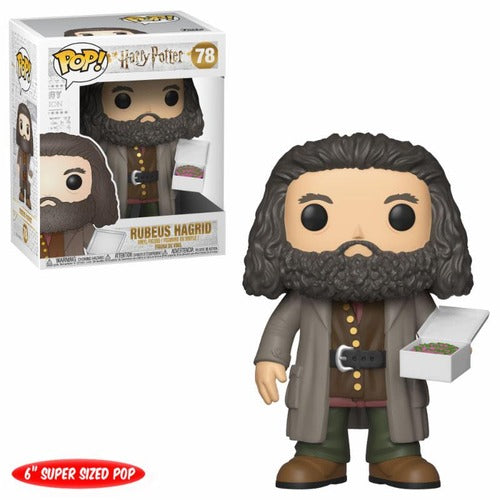 Harry Potter Super Sized POP! Movies Vinyl Figurine Hagrid with Cake 14 cm