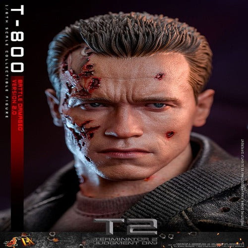Terminator 2 figurine 1/6 Movie Masterpiece T-800 Battle Damaged Version 2.0 32 cm
