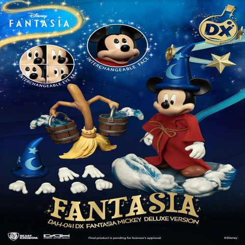 Disney Classic figurine Dynamic Action Heroes 1/9 Mickey Fantasia Deluxe Version 21 cm