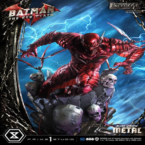 Dark Nights: Metal Statuen 1/3 The Red Death & The Red Death Exclusive 75 cm Sortiment (3)