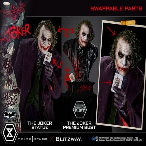 The Dark Knight Premium Büste The Joker 26 cm