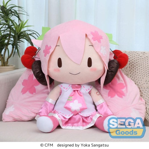 Character Vocal Series 01: Hatsune Miku peluche Fuwa Petit Sakura Miku Dodeka Jumbo 50 cm