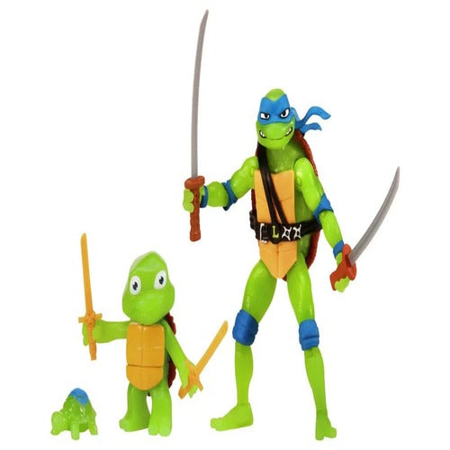 Ninja Turtles : Teenage Years pack 3 figurines Leonardo Evolution 10 cm