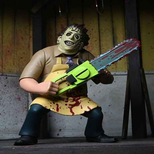 Texas Chainsaw Massacre Toony Terrors Actionfigur 50th Anniversary Leatherface (Bloody) 15 cm