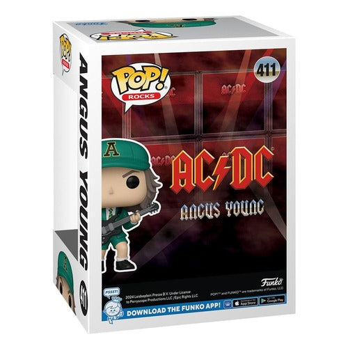 AC/DC POP! Rocks Vinyl Figurine Angus Young (Green) 9 cm
