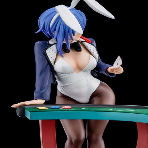 The Demon Sword Master of Excalibur Academy statuette 1/6 Sakuya Sieglinde wearing lapis lazuli blue bunny costume with Nip Slip Gimmick System 25 cm