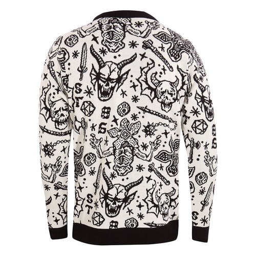 Stranger Things Sweatshirt Christmas Jumper Collage (L)