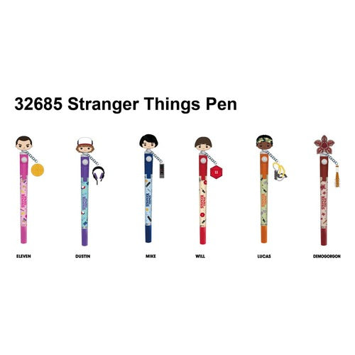 Stranger Things Stylo 3D Head Topper Spinning Pen