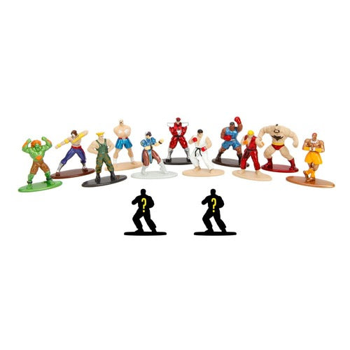 Street Fighter présentoir figurines Diecast Nano Metalfigs 6 cm (24)