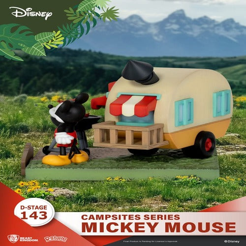 Disney diorama PVC D-Stage Campsite Series Mickey Mouse 10 cm