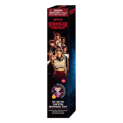 Stranger Things Stylo 3D Head Topper Spinning Pen