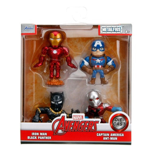 Avengers pack 4 figurines Diecast Nano Metalfigs 6 cm