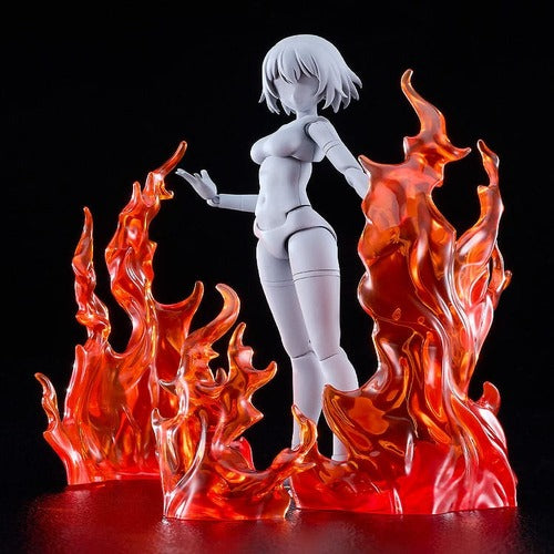 Original Character accessoires pour figurines The Simple Effect Flames: Red